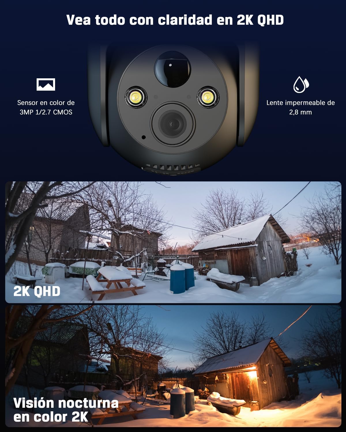 COCOCAM 4G LTE Camera Surveillance Exterieur sans Fil, 2K Solaire PTZ 4G avec Carte SIM, Détection Humaine PIR, Reconnaissance AI