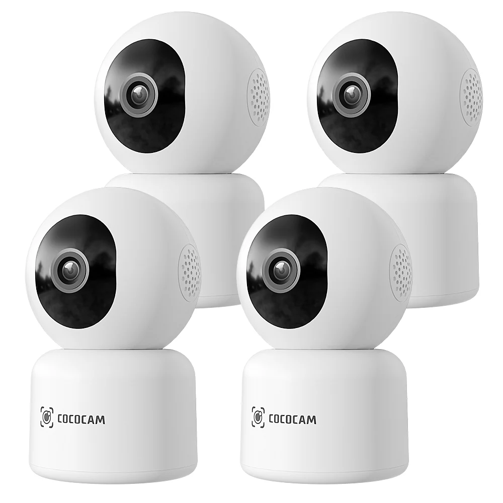 COCOCAM 5MP Camera Surveillance WiFi Interieur 2,4/5GHz WiFi  Détection de Mouvement AI Suivi Automatique